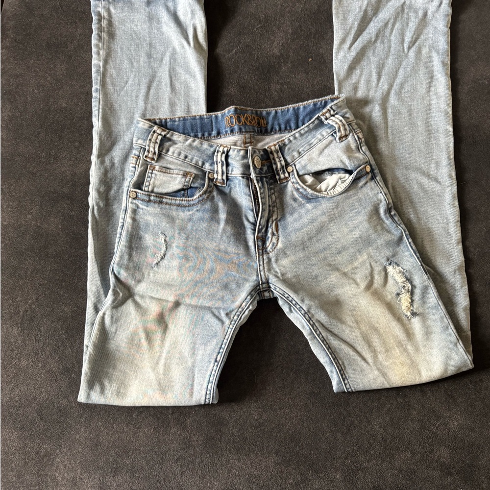 Rock & Roll Cowgirl Blue Boot Cut Jeans